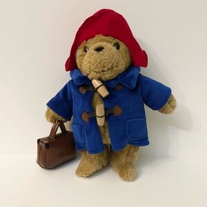 Paddington Bear Plush 9" Stuffed Animal with Coat & Suitcase